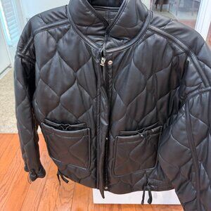 Velvet Heart - Black Quilted Jacket - Size L - Excellent condition